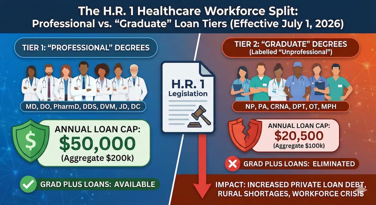 Comparison of Federal Student Loan Limits Under OBBBA 2026