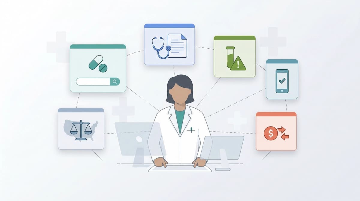 Best UpToDate Alternatives for Clinicians (2026): Lexicomp, DynaMed, Micromedex & More